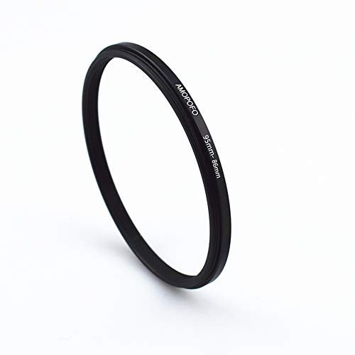 Step-Up-Ring-Adapter für Canon, Nikon, Sony, Fuji, Kamera-Objektive & UV-, ND-, CPL-Kamera-Filter, CNC-gefräst, mattschwarz, galvanisiert