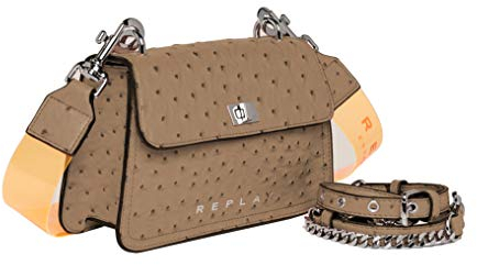 REPLAY Damen FW3097 Umhängetasche, 075 Dark Pale BEIGE