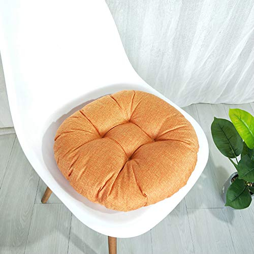 1er-Set Quadrat Sitzkissen,Stuhlkissen für Gartenstuhl, Küche oder Esszimmerstuhl Erker Tatami Bodenkissen Bürostuhl Kissen Booster Matte Bequeme Runden Stuhlauflage für Indoor-Outdoor 17 45x45CM