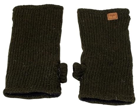 Handgearbeitete Pulswärmer (dunkelgrün)