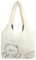 MEGAUK Damen Plüsch Umhängetasche Große Kapazität Cartoon Bär Stickerei Shopper Schultertasche Tote Bag für Uni Arbeit Mädchen Schule