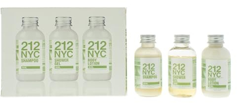 Carolina Herrera 212 NYC Geschenkset 50 ml Shampoo + 50 ml Duschgel + 50 ml Bodylotion