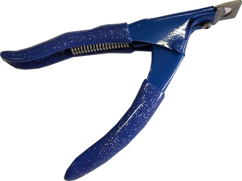Purenail | Pince guillotine Bleu pour Manucure, Faux Ongles, Nail Art…