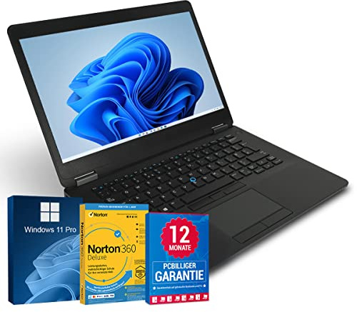 Dell Latitude E7470 14 Zoll Full HD Laptop Intel Core i5-6200U@ bis zu 2,8 GHz 16 GB 512 GB SSD mit Windows 11 Pro & GRATIS Antiviren-Software inkl. 12 Monate Garantie (Generalüberholt)