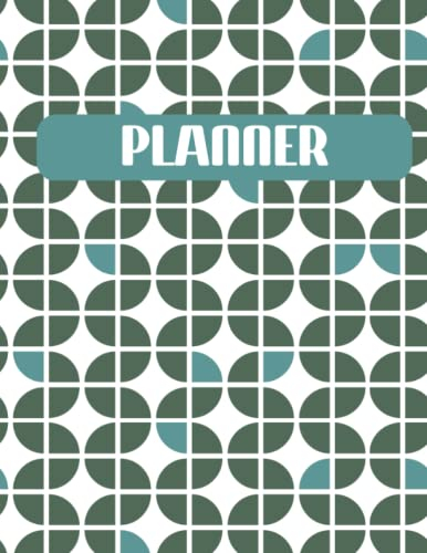 Planner: Large Undated Mid-century Modern Personal Planner