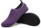 SAGUARO Badeschuhe Herren Wasserschuhe Damen Schwimmschuhe Aquaschuhe Schnell Trocknend Strandschuhe Surfschuhe Leicht Neoprenschuhe Wassersportschuhe Tauchschuhe Violett Gr. 42/43 EU