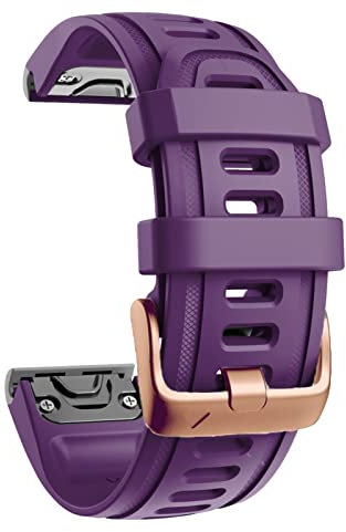 MGTCAR Cinturino per smartwatch Garmin Fenix 7S/5S/5S Plus/6S/6S Pro, a sgancio rapido, EasyFit D2 Delta S, cinturino in silicone da 20 mm, Fenix 7S, Agata