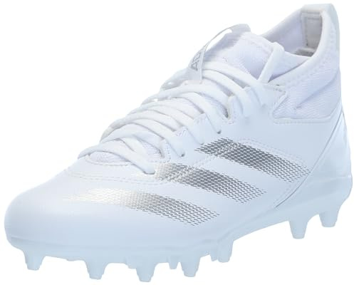 Adidas Unisex-Kid's Adizero Impact Spark, White/Silver Metallic/White, 2.5
