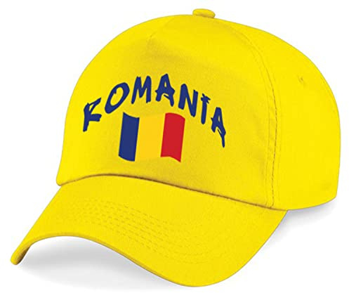 Supportershop Rumänien Cap, gelb, One Size