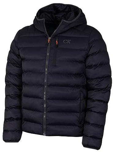 Calvin Klein Mens 2026 San Gabriel Padded Woven Jacquard Jacket