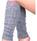 LK Trend & Style STULPEN - SOXS Damenstulpen mit farbigem Label Beinwärmer one Size (Hellgrau mit Label Farbe Bubblegum)