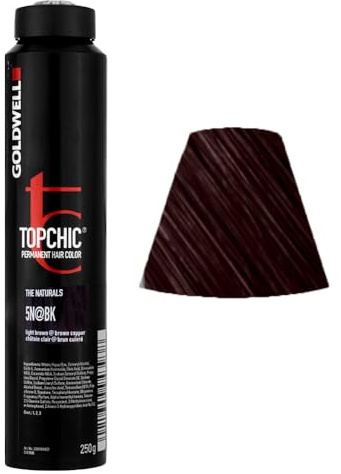 GOLDWELL Topchic 5N@BK Light Brown Brown Copper Can 250ml