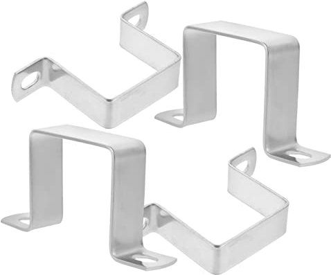 Veemoon 304 Stainless Steel Square Tube Clamp 2x2 Inch Support Clamp Holder for Clamps Tools