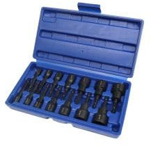 14PC 1/4 HEX DR Magnetic Impact NUT Driver Set Metric 7164