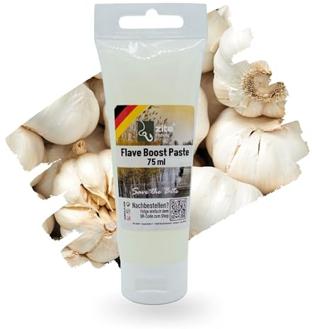 Zite Fishing Flave Boost Paste 75 ml - Raubfischpaste - Lockmittel Knoblauch Weiss - Lockstoff-Gel als Angel-Zubehör