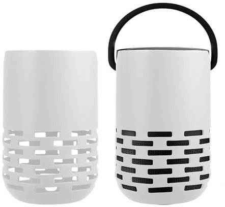 kwmobile Silikon Hülle kompatibel mit Bose Portable Home Speaker - Schutzhülle für Mini Speaker - Cover Bluetooth Lautsprecher Weiß