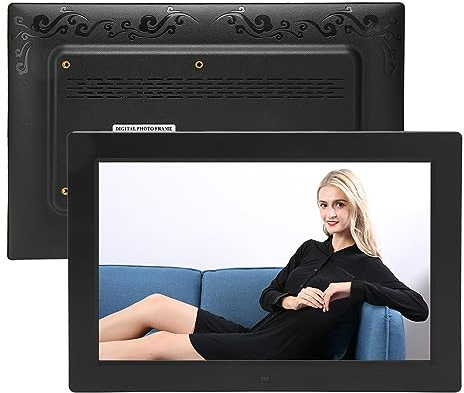 ASHATA Digitaler Kalender-Wecker, Demenz-Uhren für ältere Menschen, 12 Zoll Großes Display, Senioren-Digitaluhr mit 12 Alarm-Erinnerungen, Alzheimer-Uhr für Schreibtisch, Wandregal (EU)