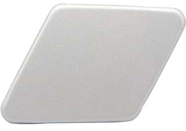 LFDTO Auto Scheinwerfer Waschanlage Düse Abdeckung Deckel Fit for BMW 320 325 328 E90 E91 2005 2006 2007 2008 Lackiert reiniger Sprayer Shell Cap Trim(Silver LH)