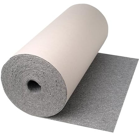 CLIMAPOR Dämmtapete GRAPHIT pappkaschiert, 7,5 x 0,5 m x 4 mm, 2 Rollen (= 7,5 qm), Innenraum-Dämmung - Isoliertapete