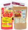 Koreanische Reiskuchen & Milde Tteokbokki Soße Set - Inkl. Broschüre mit Kochrezepten und Videoanleitungen für Reisnudel-Gerichte aus Korea - 400g Reis-Sticks & 150g Süße Sauce