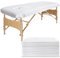 Luriseminger 30pcs Draps Housses Jetables pour Table de Massage, 90 x 215cm Imperméables Housses de Lit de Massage Jetables Drap Housse Jetable pour Table de Massage, Spa, Beauté, Tatouage