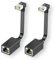 Cat7-Ethernet-Verlängerungskabel, rechtwinklig, flach, 1,5 m, rechtwinklig, 90 Grad, LAN-Verlängerungskabel, Netzwerk-Patchkabel, Stecker auf Buchse, für Router, Modem, Smart-TV, PC, Computer, Laptop
