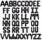 WESTGO 52 Stück 40,6 cm große schwarze Buchstaben A-Z Luftballons, individuelle Sätze, Mylar-Folien-Buchstaben, erstellen Sie Ihr eigenes Banner, wiederverwendbar für Geburtstag, Jahrestag, Feier,