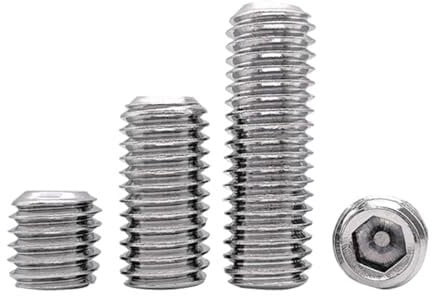 NUZBCPETR Schrauben 3 Stück Edelstahl-Innensechskant-Gewindestifte mit Innensechskant und Innensechskant(M8 x 1.0 x 10mm)