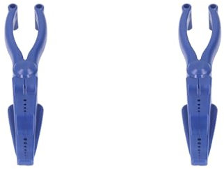 ZJchao 2 Stück Nagelzange Hämmern Nagelhalter Fingerschutz Tragbares Werkzeug Sicherheit Blau