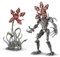 barweer 2 in 1 Stranger Flower Klemmbausteine Piranha Building Set für Erwachsene und Kinder, Cannibal Blume Pflanzen Plants Collection Bausteine Gift für Erwachsene und Kinder（858 Teile）