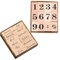 Operitacx 24-teiliges Briefstempel-set Mit Datumsstempel Aus Holz Für Schulbüro