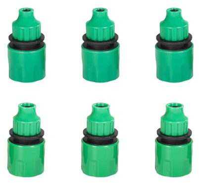 6 Stück Schlauchverbinder,Schlauchkupplung,Gartenschlauch Verbinder,Gartenschlauch Anschluss Set,Gartenschlauch Adapter,Schlauchadapter,Schlauchanschluss,Gartenschlauchzubehör,Wasserschlauchverbinder