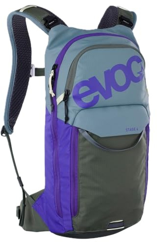 EVOC STAGE 6, Backpack (verstellbare Schultergurte durch BRACE LINK, AIR FLOW CONTACT SYSTEM, wählbar mit Trinkblase oder ohne, inkl. Werkzeugfach, One Size)