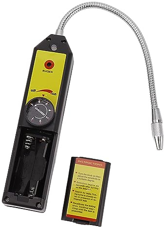Annadue Rilevatore di Perdite di Refrigerante Alogeno, Tester di Perdite CA Ad Alta Precisione, Tester di Gas Refrigerante con Un Tasto per Uso HVAC Commerciale Domestico