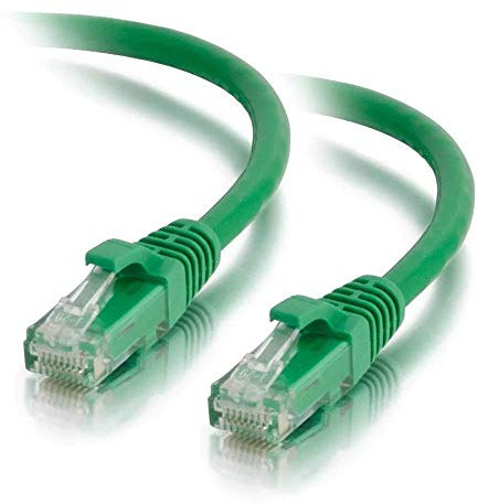C2G 83201 1M GREEN Cat5e Ethernet RJ45 High Speed Network Cable, LAN Lead Cat5e Unshielded PVC UTP Patch Cable