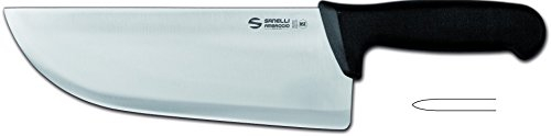 Sanelli Ambrogio Supra Coltello Mezzo Colpo, 28 cm, Acciaio Inossidabile, Grigio, 54x13x3.5 cm