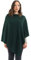 Dalle Piane Cashmere - Poncho aus Kaschmir-Gemisch - Made in Italy - Damen, Farbe: Grün, Einheitsgröße