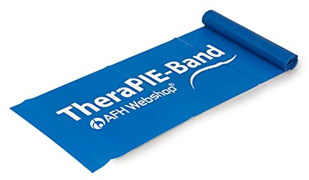 AFH Webshop Therapie Band | Übungsband | Fitnessband | Trainingsband | ca. 2m | leicht | blau