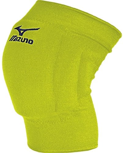 Mizuno Team Kneepad JR Safety Yellow/Navy Taglia Unica Unsex Bambini