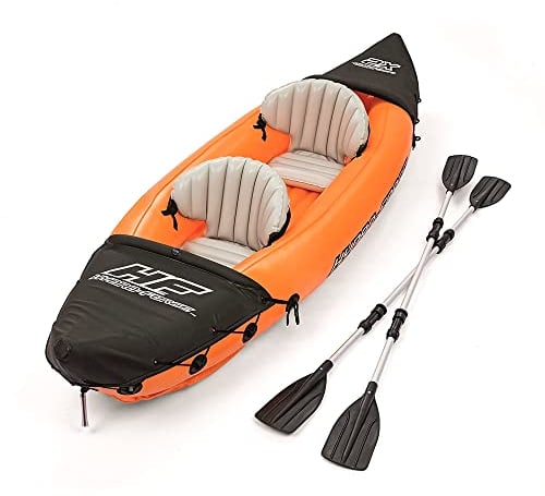 Bestway Flotador Kayak Semirigido 330 x 94 cm. 2 Personas MAX. 160 Kg. con Remos