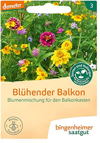 Bingenheimer Saatgut AG Blühender Balkon - Sommerblumenmischung (1 x 1 Stk)