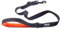 Floxik Hundeleine | Premium Kurzleine für Hunde | variabel verstellbare, reflektierende Trainingsleine - schwarz/orange
