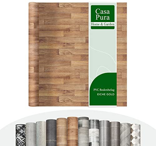Suelo de Vinilo por Metros, Aspecto de Madera, Aspecto de baldosas, Aspecto de Piedra, Suelo de PVC, Revestimiento de Vinilo para Cocina, baño y salón (Tobago 2, 200 x 400 cm)