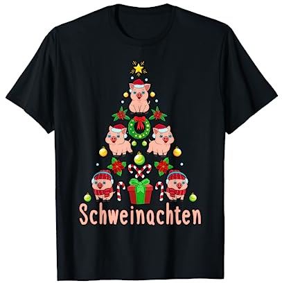 Schweinachten Weihnachten Landwirt Schwein Geschenk T-Shirt