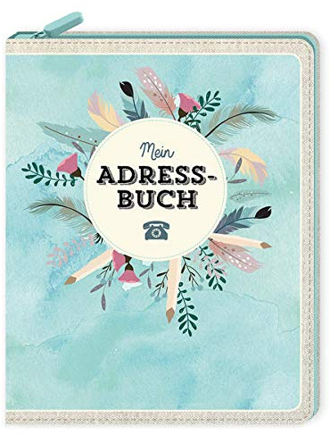 Eintragbuch mit Reißverschluss - Mein Adressbuch