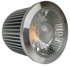 iq920 24 Volt CCT LED Spot, 8 Watt für standard Einbaufassungen “MR16”, Tunable White für z.B. Loxone, KNX, Comexio, DMX (Gehäuse silber)