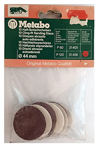 Haft-Schleifscheiben 10 Stück 44 mm Durchmesser