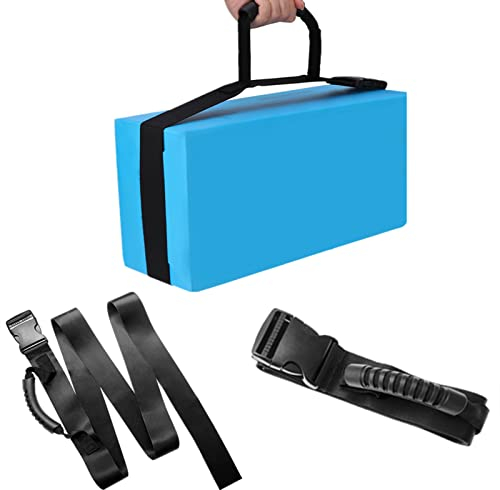 Cinghia di trasporto regolabile, cinghia di ancoraggio per bagagli resistente con manici durevoli, cintura multifunzionale per il trasporto di scatole, mobili, materassi e altro ancora