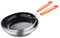 SAN IGNACIO Compact | Grillpfanne und Wok Set | Aus Geschmiedetem Aluminium | Doppel-Beschichtung | Silikongriff | Küchen Zubehör | Für Alle Herdarten