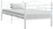 Yongdu Tagesbett-Rahmen, Schlafsofa, Schlafcouch, Bettsofa, Sofabett, Daybed, Betten, Bettcouch, Polsterliege, Bett Sofa, Weiß Metall 90×200 cm